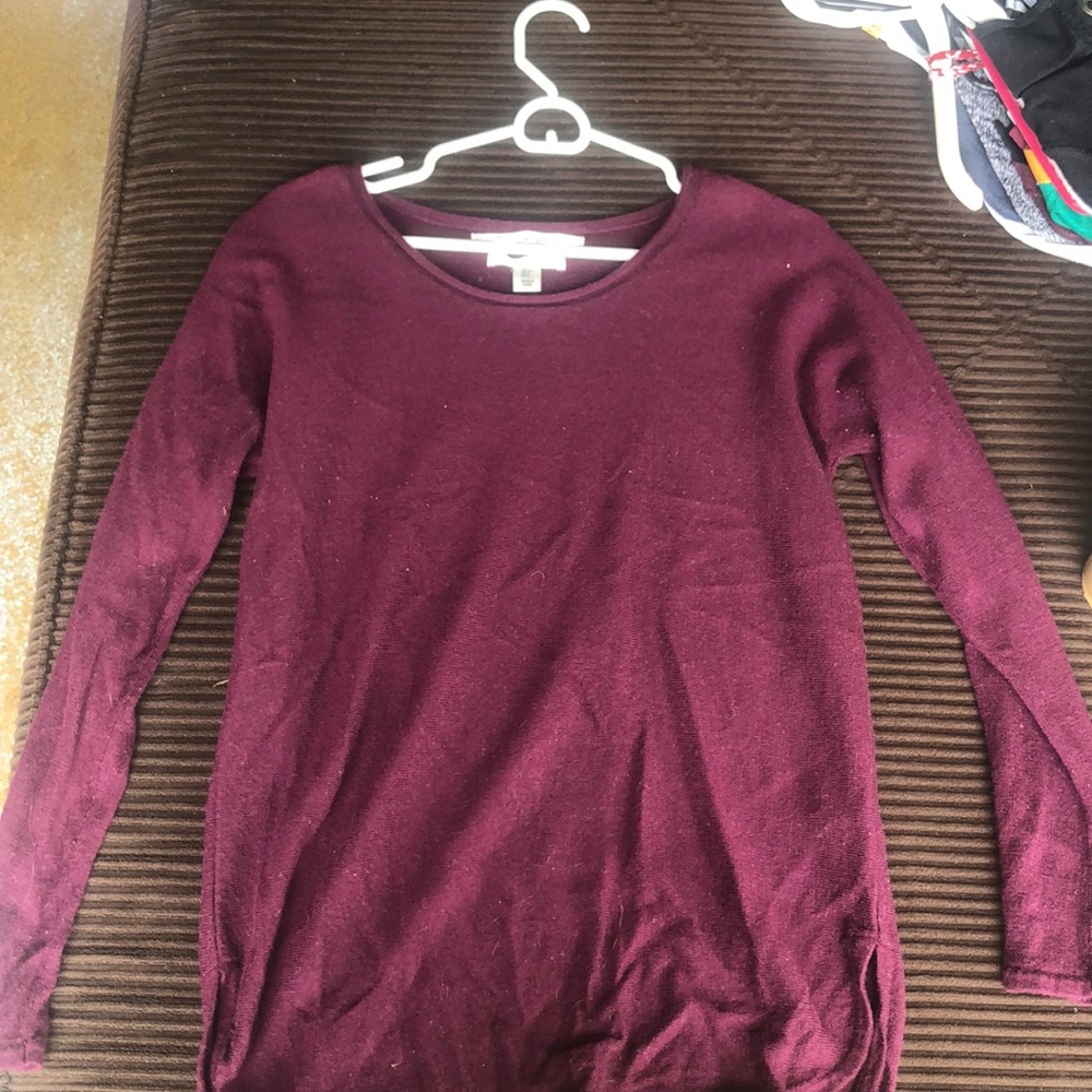 Purple sweater